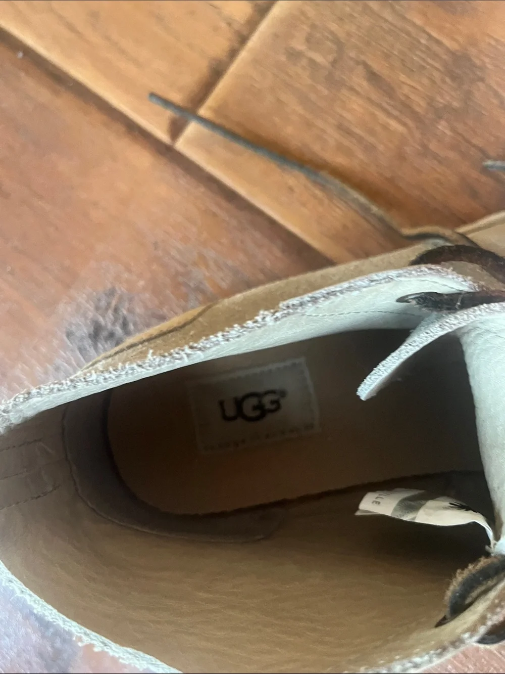 UGG Men's Suede Chukka Boots in Light Beige - Size 9